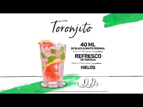 thumbnail video image 2 of Whisky Black & White Original Blended Scotch 700 ml, 2 of 5