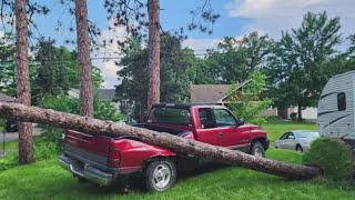 Coon Rapids, Blaine hit by storms on Tuesday