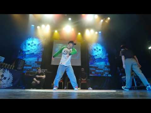Popping 1vs1 final Greta (LT) vs Kaczorex (PL) @Vilnius Street Battle 2017