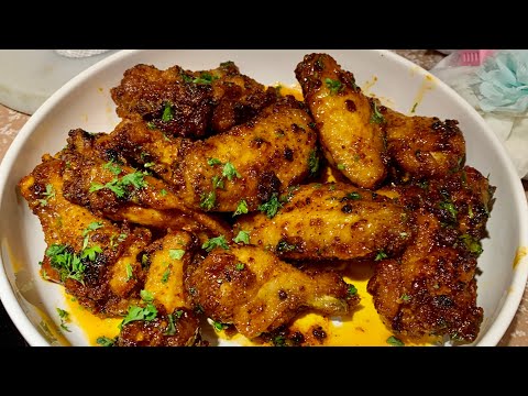 Alitas de Pollo crujientes por fuera y jugosas por dentro