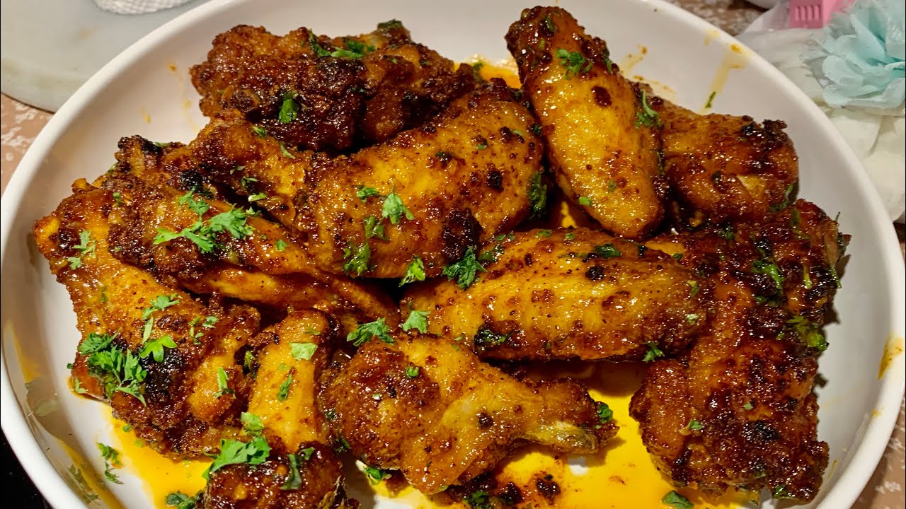 Alitas de Pollo crujientes por fuera y jugosas por dentro