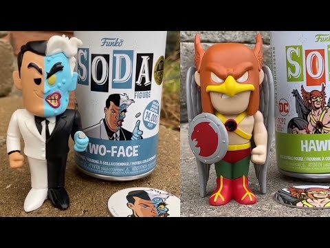 Dc comics Batman animated series Two face & Justice league Hawkman figures quick look