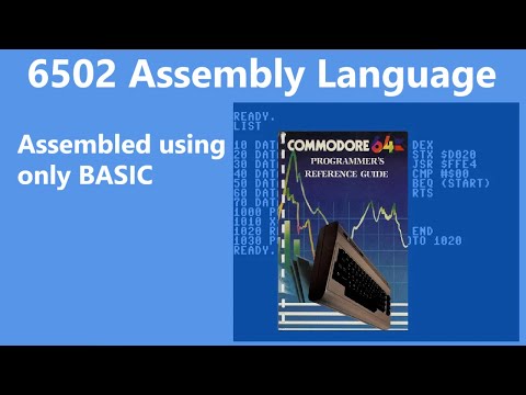 Writing Commodore 64 Assembly Language....using only BASIC.