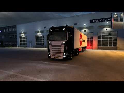 Euro Truck Simulator 2 Zwolle   Hull Scania  S500 First Logistics