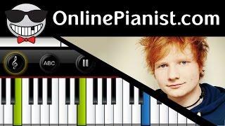 Ed Sheeran - Thinking Out Loud - Piano Tutorial & Sheets (Intermediate)