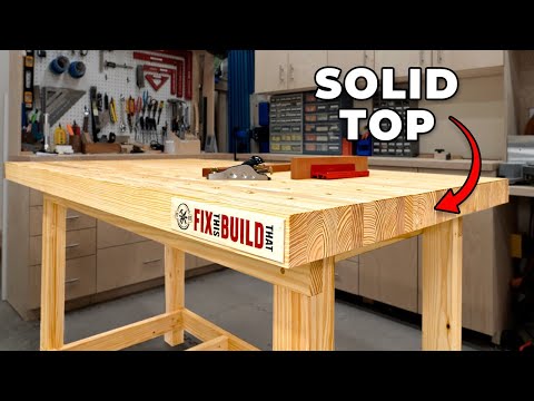 Sturdy Workbench from Cheap Lumber