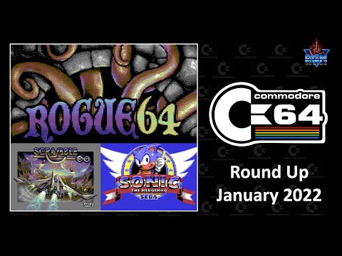 C64 Round Up: January 2022 featuring Rogue 64, Sonic the Hedgehog, Scramble Infinity
