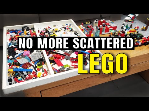 Simple Lego Tray / Legos Organizer / Storage From Scrap Wood DIY