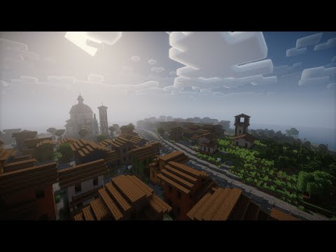 Italian town | Minecraft Timelapse