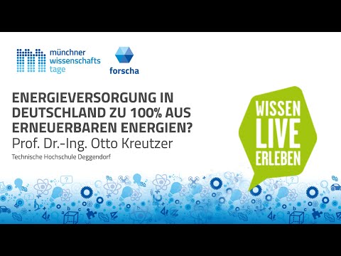 Energieversorgung in Deutschland zu 100% aus erneuerbaren Energien?