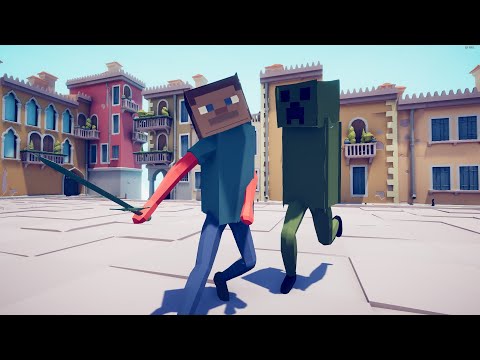 TABS Full Release | Minecraft Steve Vs. Every Faction