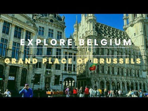 Day & Night view of Grand Place, Brussels || Most Beautiful Square of Europe 🇧🇪
