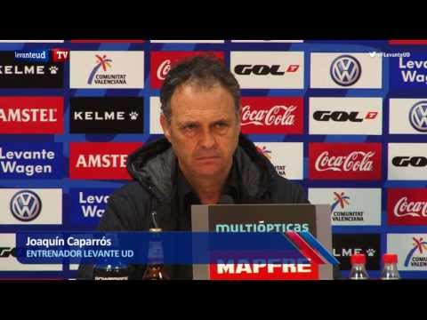 Rueda de prensa de Joaquín Caparrós previa al encuentro de Copa ante el FC Barcelona