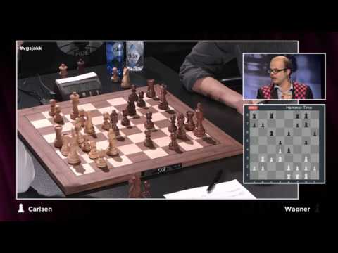 Magnus Carlsen Vs Dennis Wagner - Round 2 World Rapid Championship 2015