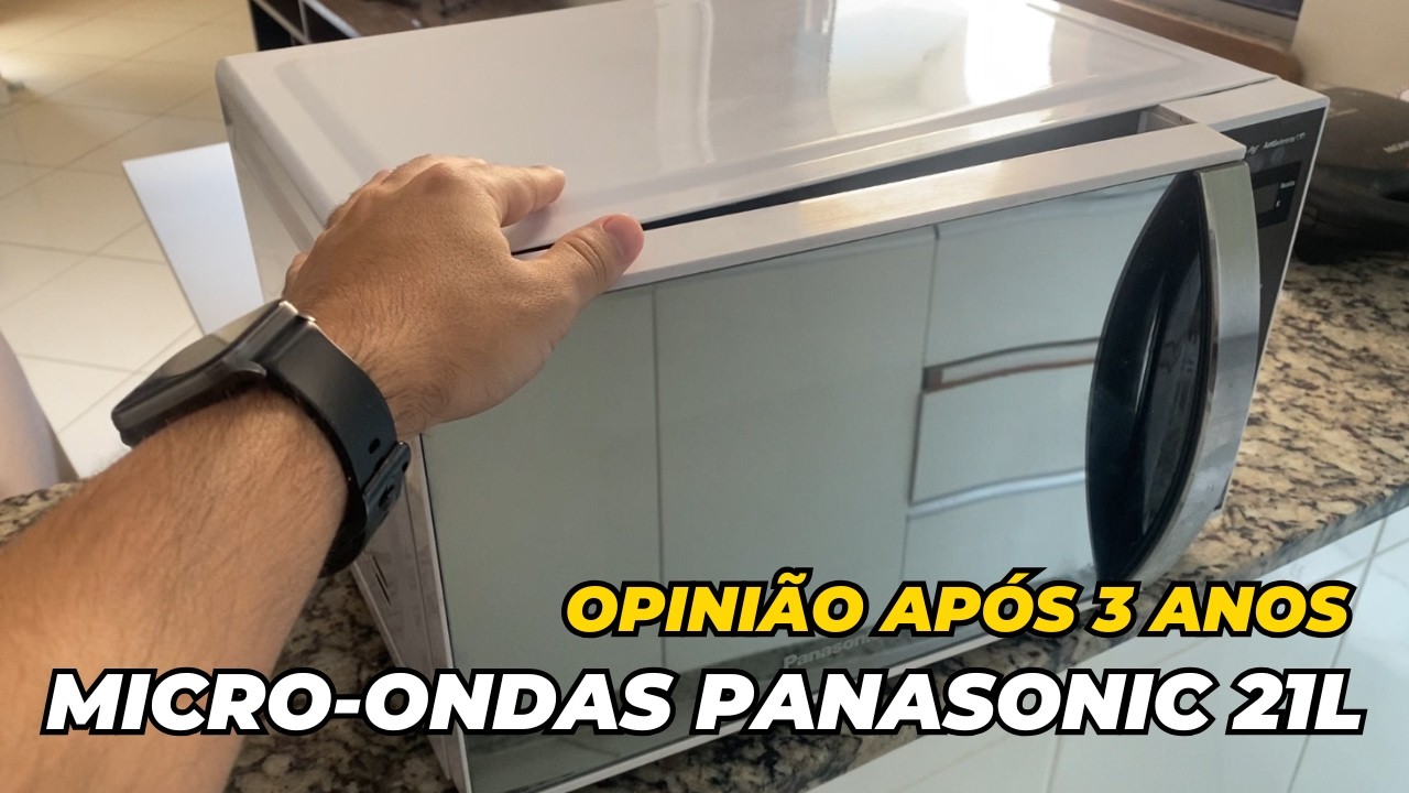 Miniatura da avaliação em vídeo de Micro-ondas PANASONIC NN-ST25LWRU 21 Litros Branco