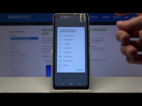 Cómo cambiar tiempo de bloqueo automático en DOOGEE N30 - determinar tiempo de bloqueo