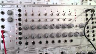 Video thumbnail for Doepfer A155 Sequencer and 154 Sequential Controller Modulation Part One by Raul's World of Synths
