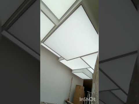 Plain White Translucent Stretch Ceiling
