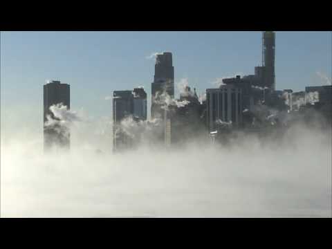 芝加哥歷史性的寒冷產生了 "鑽石塵 "等現象。 (Historic cold in Chicago produces 'diamond dust,' other phenomena)