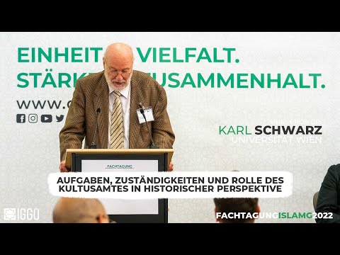 Univ.-Prof. Dr. Karl Schwarz I Fachtagung IslamG 2022