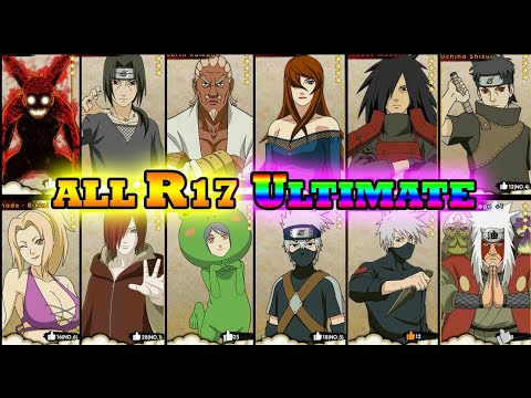 All R17 Ultimate Jutsu(Secret Jutsu) | Ultimate Ninja : Ninja King