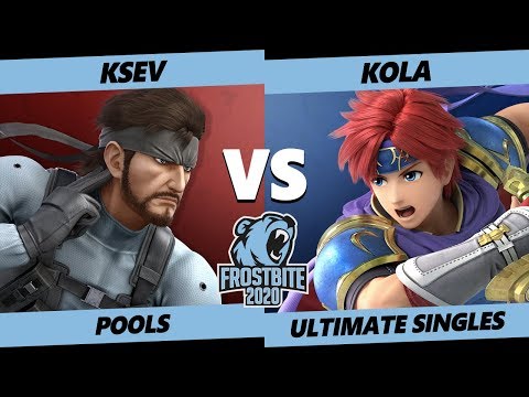 Frostbite 2020 SSBU Pools - HSE | Ksev (Snake) Vs. Kola (Roy) Smash Ultimate Singles