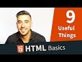 HTML Tutorial — Useful Things: br, hr, input type, em, strong, img alt (9/11)