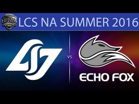 [LoL VODs] CLG vs FOX Game 1 | LCS NA Summer 2016 (18.06.2016) - Counter Logic Gaming vs Echo Fox