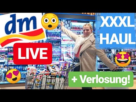 XXXL LIVE DM HAUL! Ganzer Einkaufswagen ist voll! + VERLOSUNG ♡