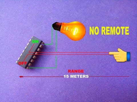 Control Any Light/Fan From Far Away Without Any Remote..Simple Laser Light Operated ON/OFF Switch.. Video