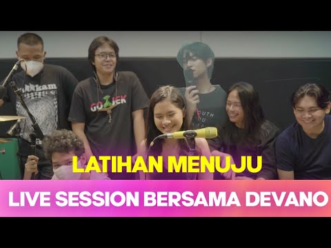 BEHIND THE SCENE LIVE SESSION DIMANA DIRIMU | SALSHA AKAN DUET LAGU KOREA DENGAN DEVANO
