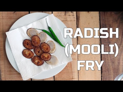 Radish / Mooli Fry Recipe | Simple Mooli Side Dish