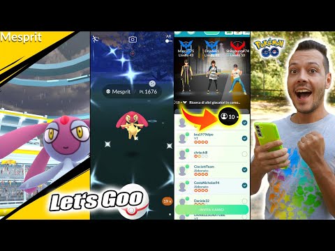 SHINY MESPRIT! COME INVITARE PIU' PERSONE IN UN RAID - Pokémon GO ITA