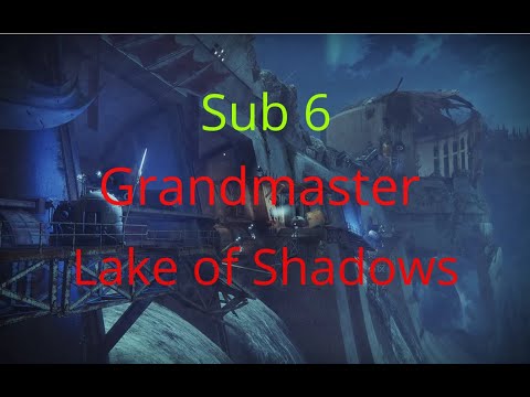 5:57 Lake of Shadows Grandmaster Speedrun (Platinum) - Season of the Lost