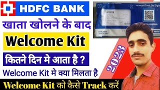 hdfc welcome kit tracking, hdfc welcome kit kitne din mein aata hai, hdfc welcome kit, hdfc bank