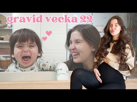 gravid vecka 22 - en dag i livet med min tvååring 💘