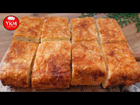 EZ EGY VAJDANATÚJ MÓDSZER 😱 5 PERC ALATT KÉSZ 💯 FINOMBB, MINT A PÉKSÜTEMÉNYES BÖREK 👌 EGYSZERŰ BÖREK