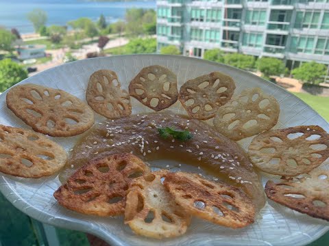 How to make Lotus Stem with Apple Sauce.