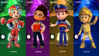 Paw Patrol: Ryder benefit in the music game Pups Patrol Tiles Hop!