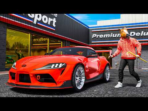Selling Stolen Cars From My Fake Dealership In GTA 5 RP