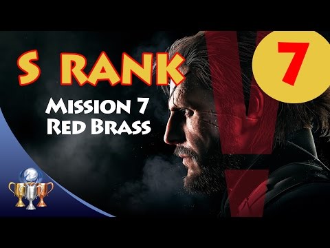 Metal Gear Solid V The Phantom Pain - S RANK Walkthrough (Mission 7 - RED BRASS)