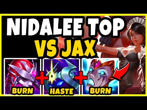 NIDALEE TOP BRUN BUILD VS JAX (RANKED)! DIAMOND PUSH - League of Legends