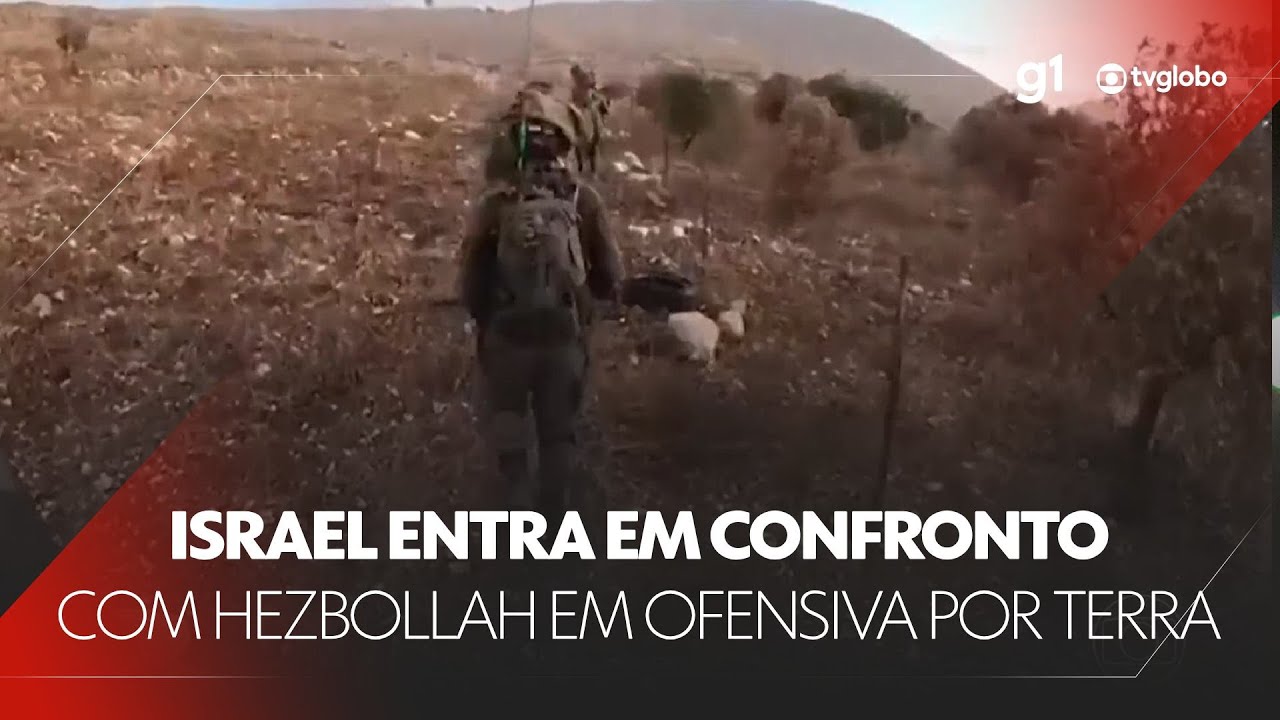 Israel entra em confronto com Hezbollah em ofensiva por terra no Líbano | #g1 #jn #noticias