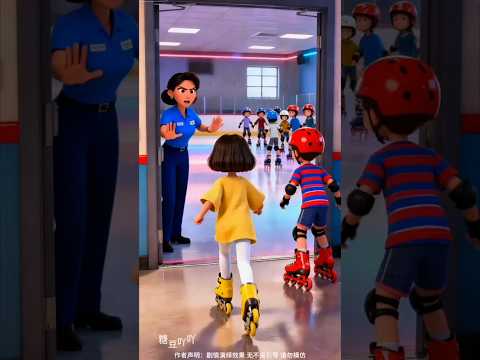 Entrada prohibida sin casco 🚫⛑️ | ¿Por qué detuvieron a la niña? 😢⚠️