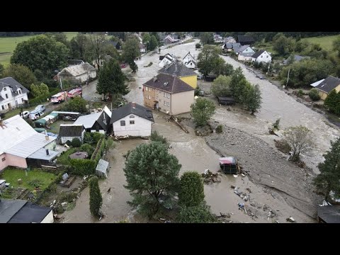 Heavy rains cause devastating floods in Czech Republic