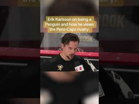 Still getting used to Erik Karlsson in Penguins gear 🐧 #shorts