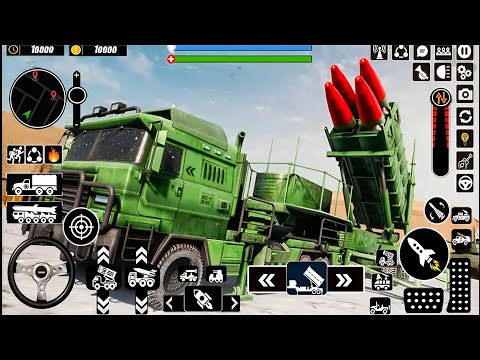 Army Truck Transport Offroad Simulator - US Cargo Missile Driving Mountain 3D - Android GamePlay