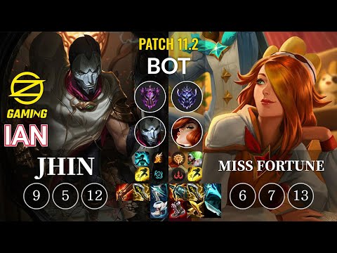 OZ Ian Jhin vs Miss Fortune Bot - KR Patch 11.2