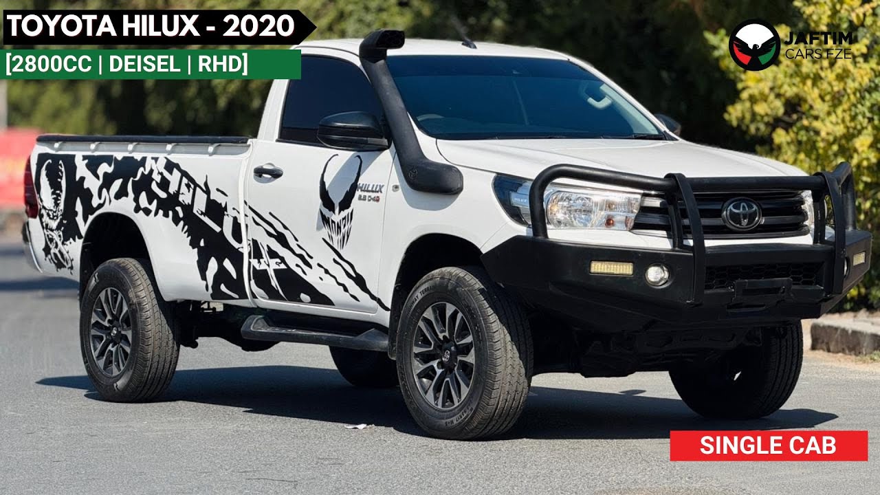 Toyota Hilux 2020 | 2.8L DIESEL | AUTOMATIC TRANSMISSION | RIGHT HAND DRIVE | SINGLE CAB | HEAVY BULL BAR | AIR S video