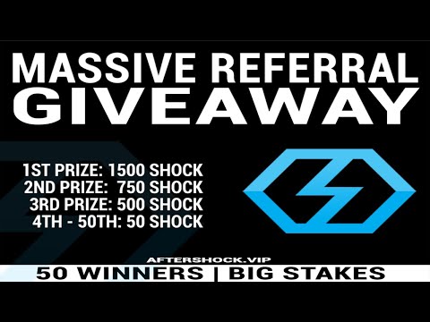 🔴Já Listado em 3 Exchange🔴 ~3 ETH Grátis no Grande Giveaway AfterShock !